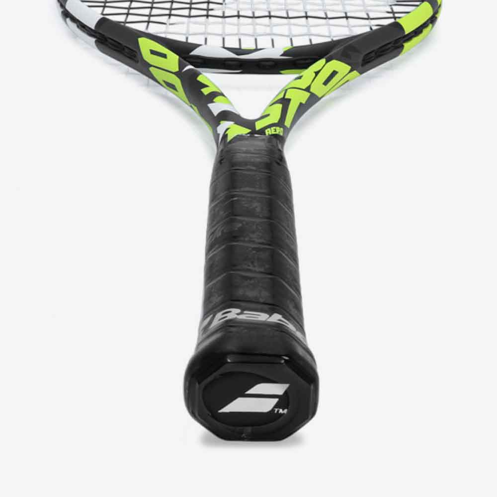 Empunhadura da raquete de tênis Babolat BOOST Aero 102 260g modelo 2025 encorcoada.