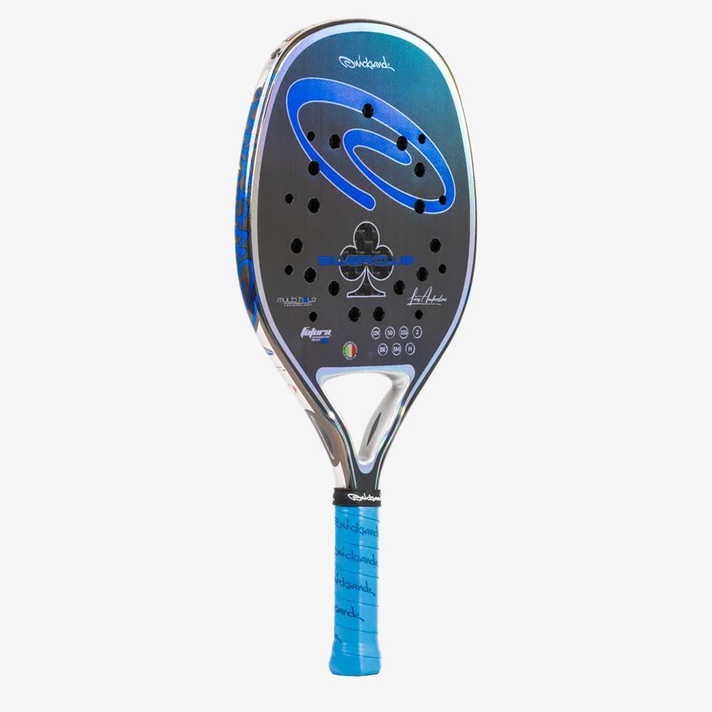 raquete-beach-tennis-quicksand-silver-club-2026-luca-andreolini-vista-lateral-3/4