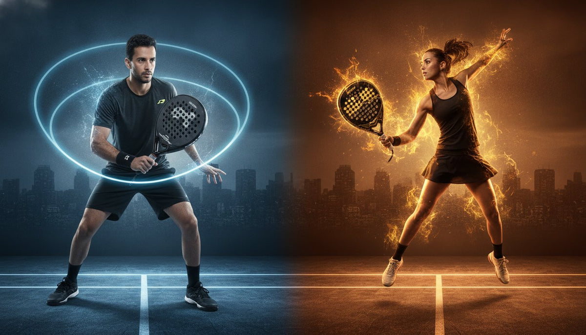 Raquete de Padel Controle vs Potência: Guia Técnico para Escolher em 2026