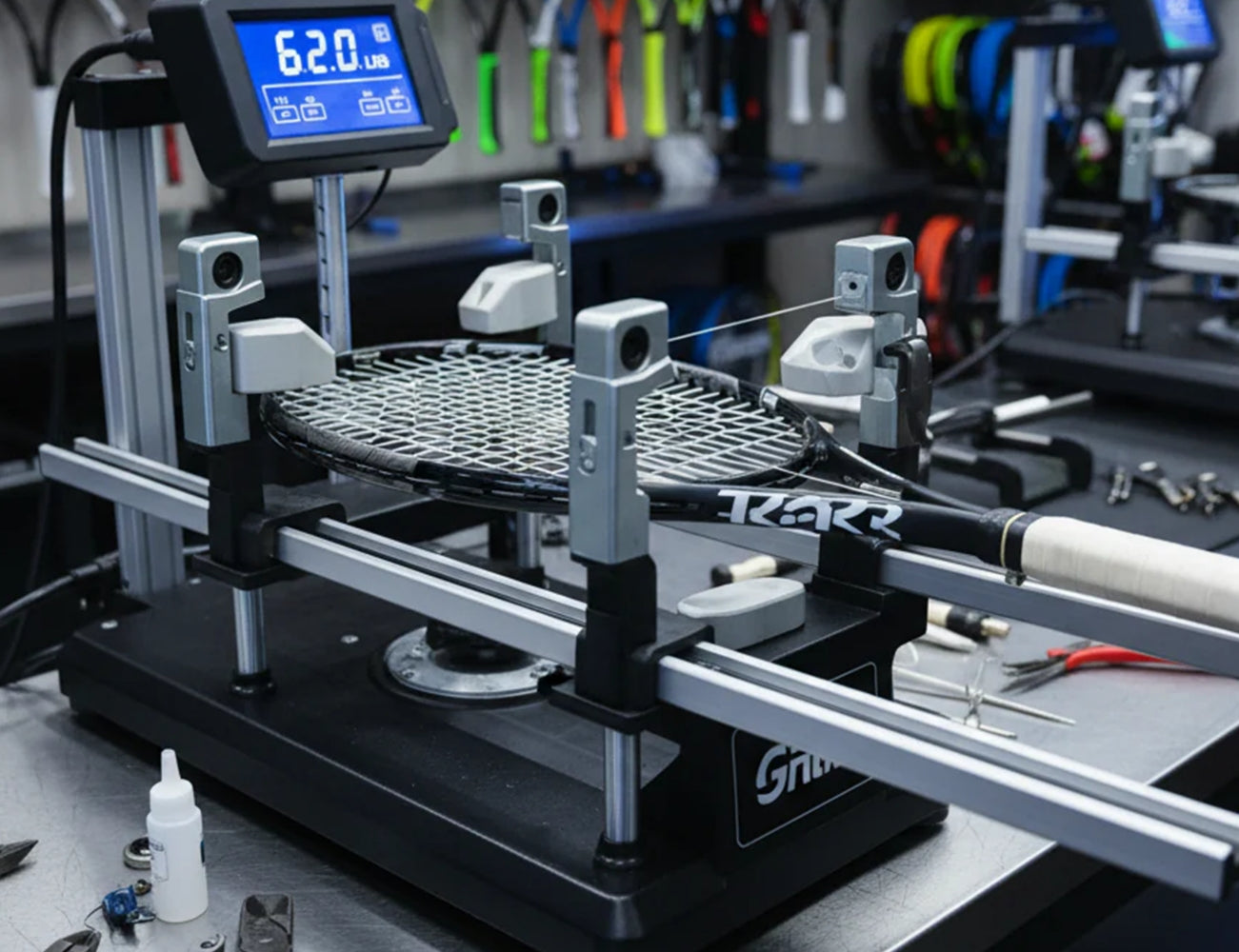 Máquina de encordoar raquetes profissional no yoSports com certificação ERSA