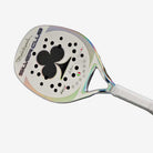 Raquete de Beach Tennis Quicksand Silver Club 2025 Luca Andreolini em Carbono 12K vista frontal.