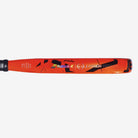 Vista lateral da Raquete de Padel Babolat Viper Soft Juan Lebron 2026 em tons de laranja e preto.