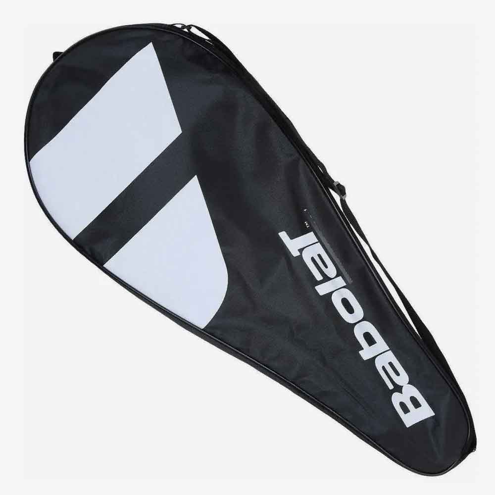 Capa da Raquete de tênis Babolat Evoke 105 275g preta e coral.