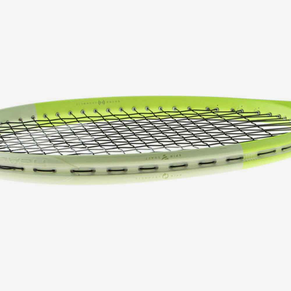 Detalhe lateral do aro da Head Extreme MP destacando passagem da corda.