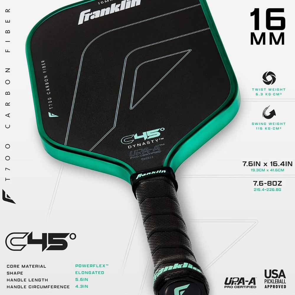 Raquete de Pickleball Franklin Pro C45 Dynasty 16mm | yoSports