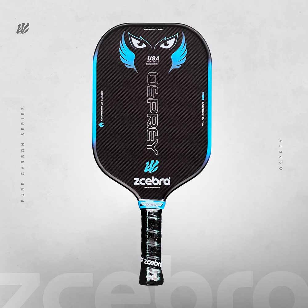 Raquete de Pickleball Zcebra Osprey ShotCore 16mm KevFusion
